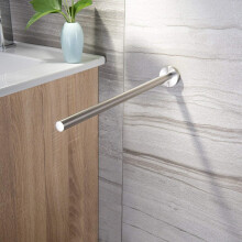 Waterdichte handdoekstang van roestvrij staal, eenvoudig te installeren. Wandgemonteerde handdoekhouder van SUS304 voor badkamers, modern design met
