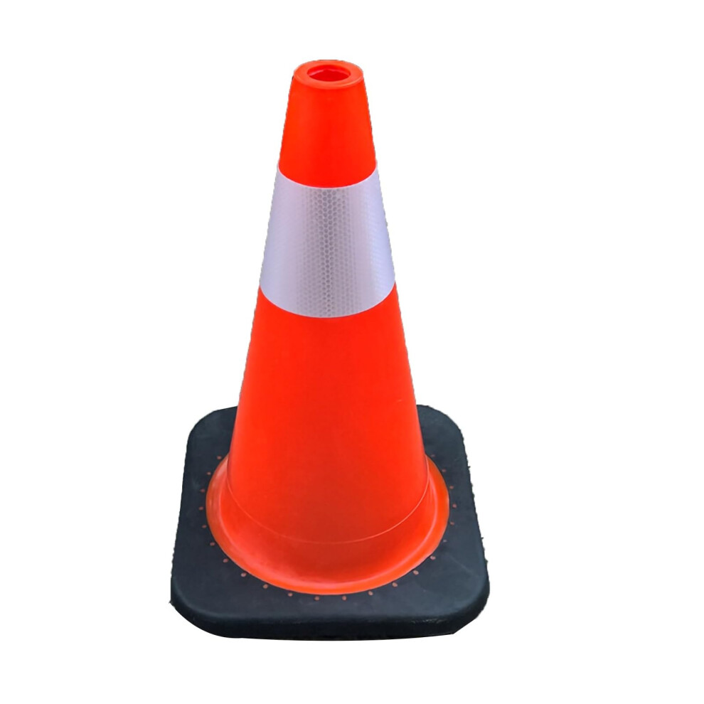 Weighted Traffic Cones For Construction And Parking, 28Inch, Visibility Orange, Durable Base For Stability 9001264163792