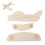 3Pcs Brinquedo De Avião Para Pintura DIY 10