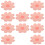 10 Unidades Pratos Flor Para Festa E 1