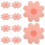 10 Unidades Pratos Flor Para Festa E 10