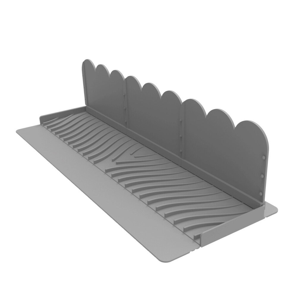 Customizable Height Water Deflector Silicone Splashes-Gray 7696000946085