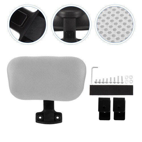 Conjunto De Almofada De Cabeça Para Cadeira De Computador, Ajustável 2