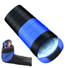 Winter Sleeping Bag, 50F68F Compression Bag for Outdoor, Hiking, Travel Blue