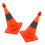 Collapsible LED Traffic Cone 2Pack With Reflective Material And Warning Light Foldable For Easy Storage 1