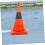 Collapsible LED Traffic Cone 2Pack With Reflective Material And Warning Light Foldable For Easy Storage 3