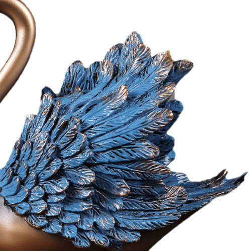 1 Cisne Resina Pena Simulada Para Vaso Decoração 1