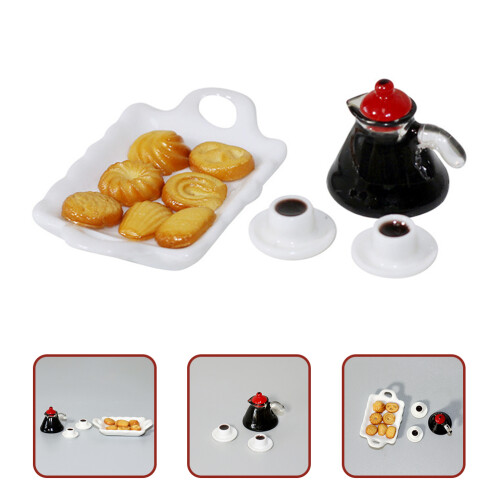 Conjunto De Mini Cozinha Com Alimentos Resistente Ao Desgaste 1
