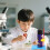Conjunto De Kit De Montagem: Microscópio De Brinquedo Para Experimentos 5