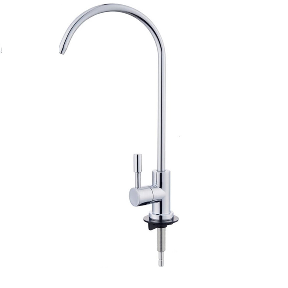 Swivel Spout Drinking Water Faucet With Quick Installation, Cold Water Faucet 360 Degree Rotatable For Ro Systems, Stainless Steel Reverse Osmosis Dis 9061222338792