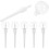 6 Pcs Empty Lip Gloss Tubes Refillable Lollipop Style Containers 8