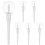 6 Pcs Empty Lip Gloss Tubes Refillable Lollipop Style Containers 2