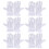 12 Pairs Elastic Polyester Protective Gloves For Jewelry Store Use 5