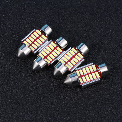 4 Unidades 31Mm 4014 Super Lâmpada Automotiva 2