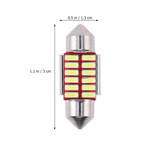 4 Unidades 31Mm 4014 Super Lâmpada Automotiva 1