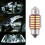 4 Unidades 31Mm 4014 Super Lâmpada Automotiva 8