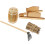 Conjunto De Figurinhas Miniatura Mini Enxada Decoração 8