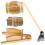 Conjunto De Figurinhas Miniatura Mini Enxada Decoração 9