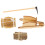 Conjunto De Figurinhas Miniatura Mini Enxada Decoração 6