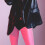 1St Dames Roze PU Broek Elastische Leerlegging Tummy Control 10