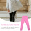 1St Dames Roze PU Broek Elastische Leerlegging Tummy Control 7