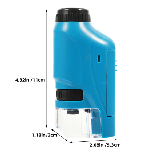 Conjunto Microscópio Monocular Biológica Acessório Laboratório 2