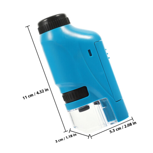 Conjunto Microscópio Monocular Biológica Acessório Laboratório 1