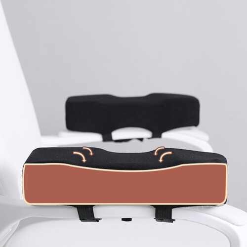 2 Unidades Almofadas Espuma Memory Para Braços Cadeira 2