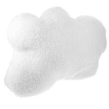 Cozy White Cloud Pillow Decorative Throw Pillow for Bed Sofa