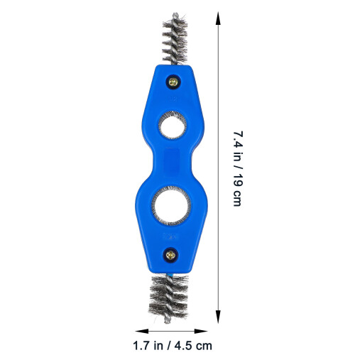 Escova De Automotiva Com Bateria Aço Inoxidável Remove Ferrugem 1