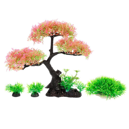 4Pcs De Planta Aquática Resina Para