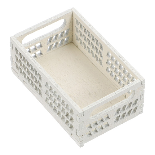 Cesta De Armazenamento Miniatura Para Casa De Bonecas