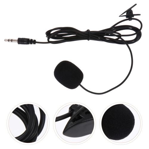 5pcs Portable Clip-On Microphone Lavalier Tie Clip Microphone For 2