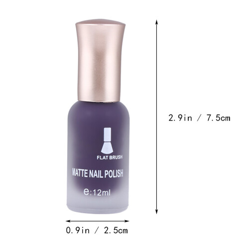 Esmalte Mate 12Ml, Longa Duração, Gel (34#) 1