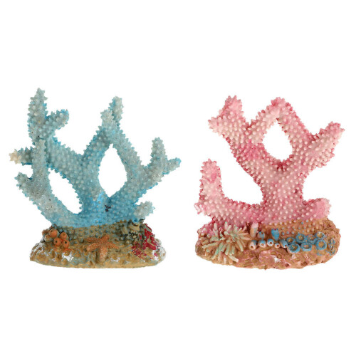 2 Unidades Enfeite Coral Resina Decoração 2