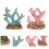 2 Unidades Enfeite Coral Resina Decoração 6