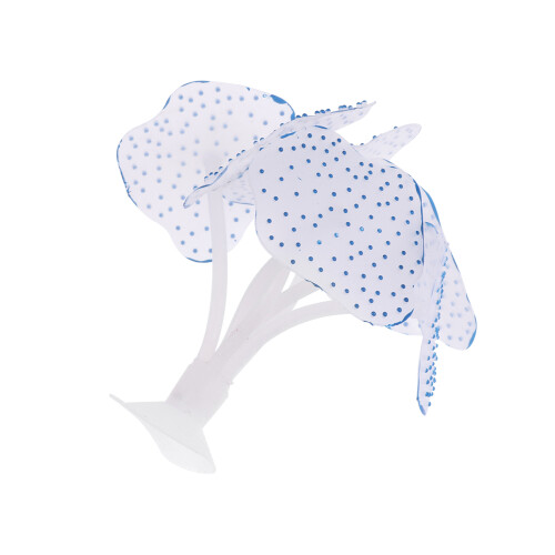 Planta Aquática Artificial Para Com Corais E - Azul