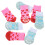 4 pares de antiderrapantes de algodão para cães, inverno 10