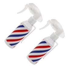 2Pcs Barber Spray Bottles 120Ml Recarregável Para E Pele