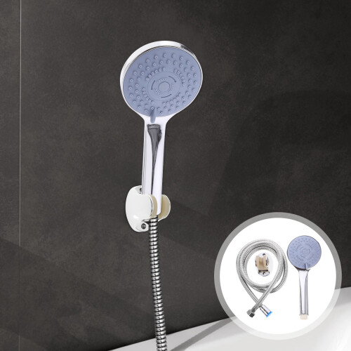 conjunto bico chuveiro base cabeça pulverização kit 1