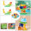 Conjunto De Blocos Empilháveis Forma De Animais Para Crianças 6