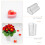 Conjunto De De Acrílico Forma De Para Vela Aromática 9