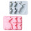2Pcs De Coelho Páscoa Silicone Para Bolo Chocolate 4