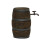 Mini Barril De Vinho Com 3