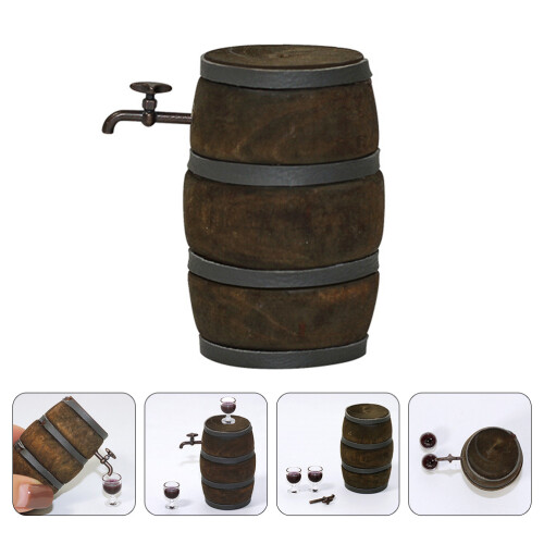Mini Barril De Vinho Com 1