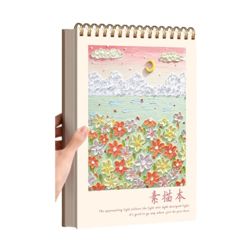 Spirals Sketchbook Sketchbook-The moon sets and th A44