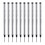 10Pcs Universal Replacement Pen Refills-Black 0.7 Spiral style 1