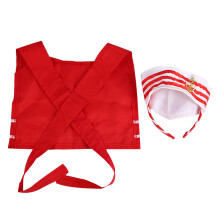 Conjunto Faixa Chapéu Capitão Cosplay Marinha Cabelo