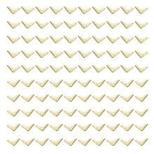 100Pcs Antique Metal Scrapbook Corner Reinforcements-gold 1.5cm