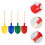 4Pcs De Coloridos Para Crianças Pás Praia 4
